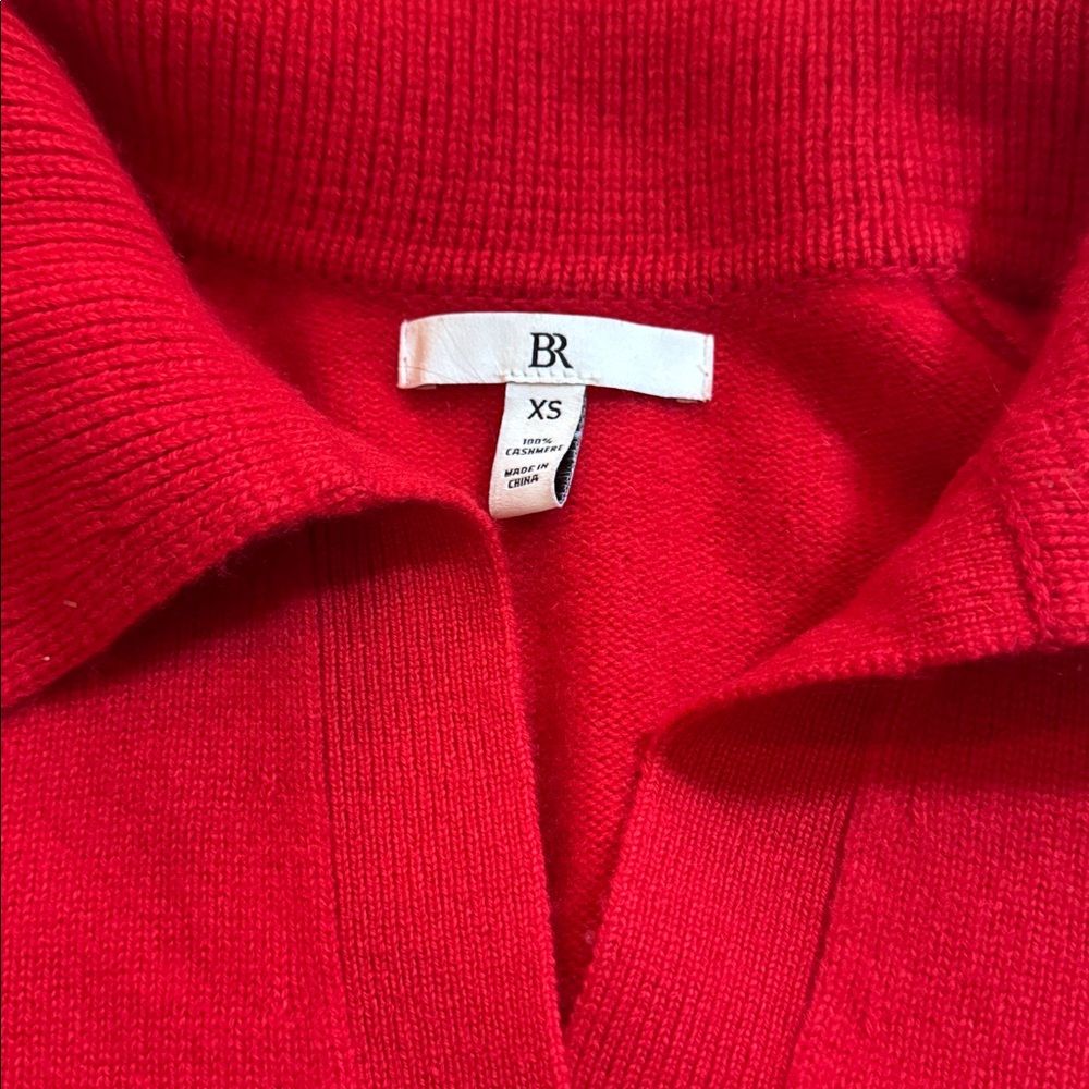 Cashmere Cropped Rugby Sweater - Picture 4 of 5
